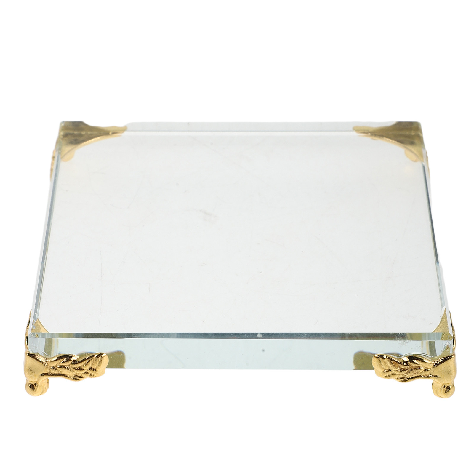 Paper Weight Crystal - Pisapapeles de cristal cuadrado con borde