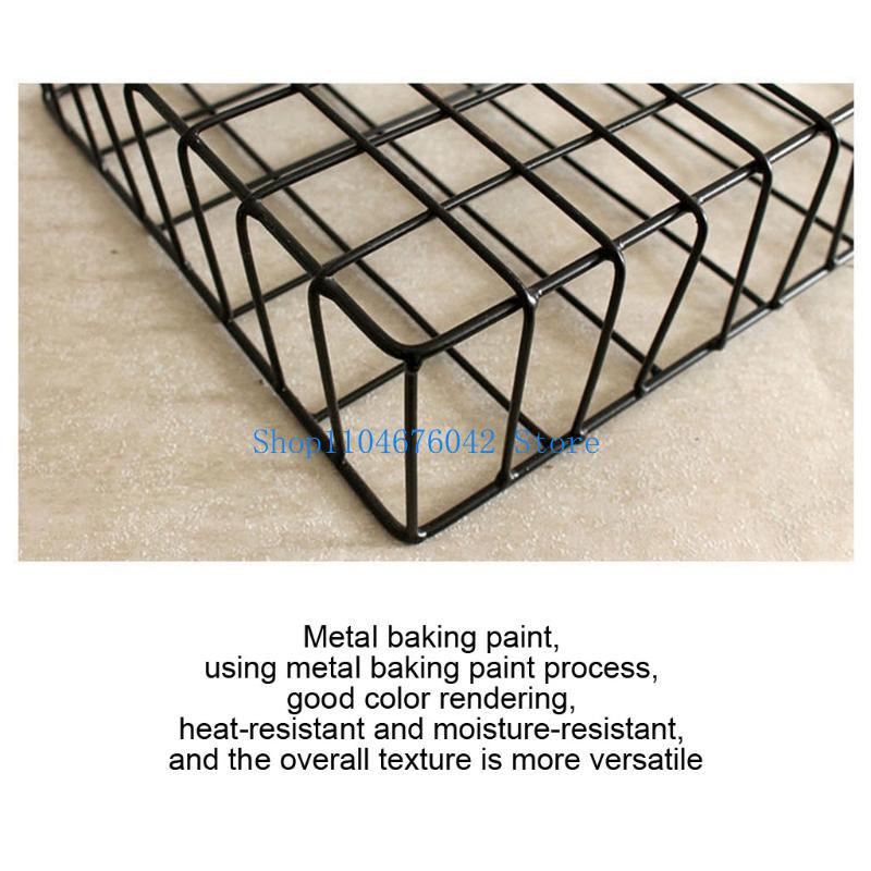 Magazine Holder Rack - Organizador correo 652F, cesta alambre, archivador