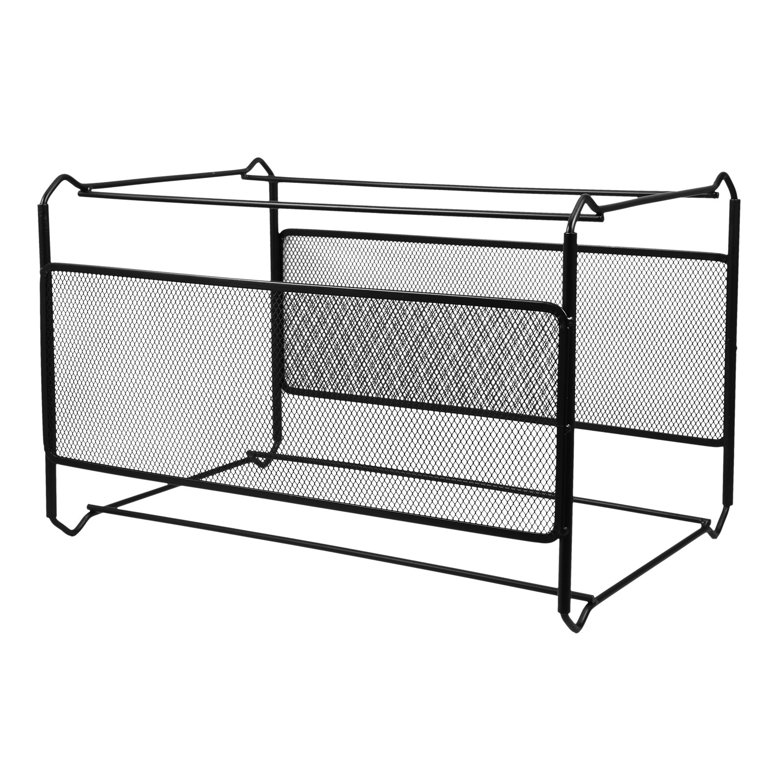 Magazine Holder Rack - Organizador de escritorio con rejilla metálica