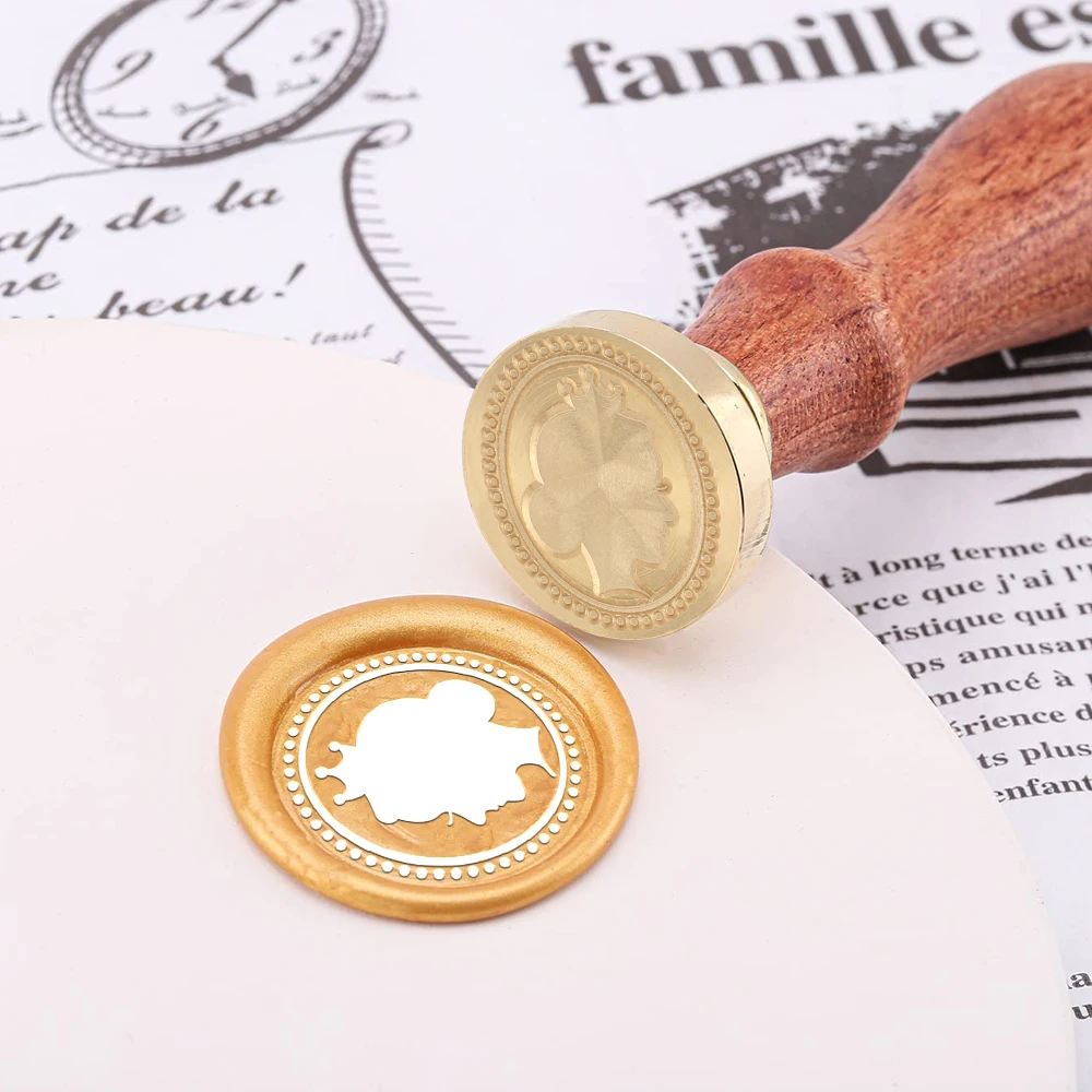 Juego de sellos de cera, 1 cab - Wax Seal Stamp Set reseña y precio