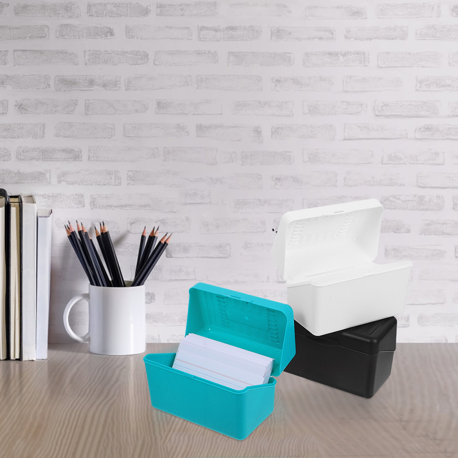 1. Caja para guardar tarjetas  - Card Index Box reseña y precio