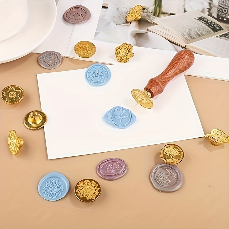 Juego de 21 Sellos de Cera con - Wax Seal Stamp Set reseña y precio