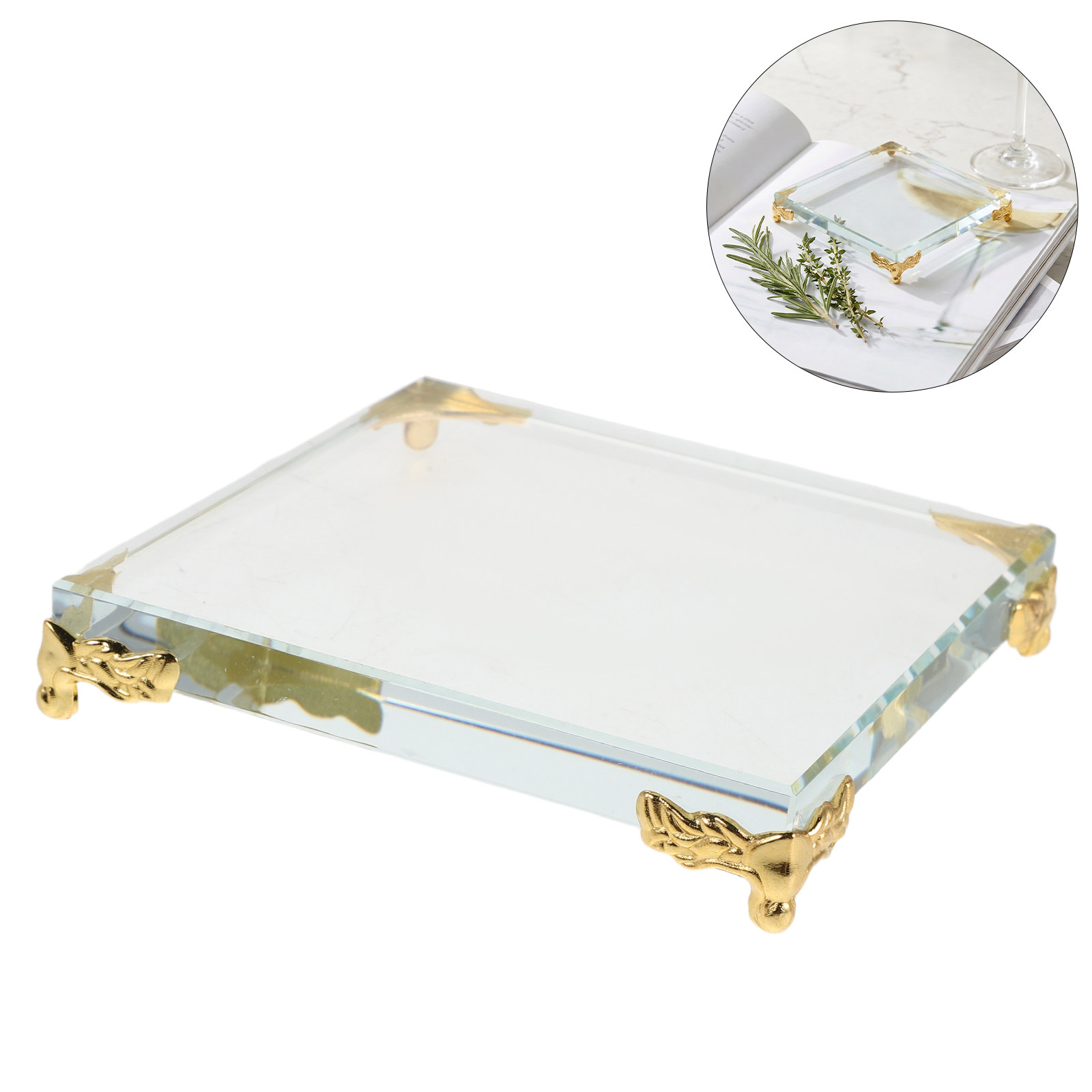 Pisapapeles de cristal cuadrad - Paper Weight Crystal reseña y precio