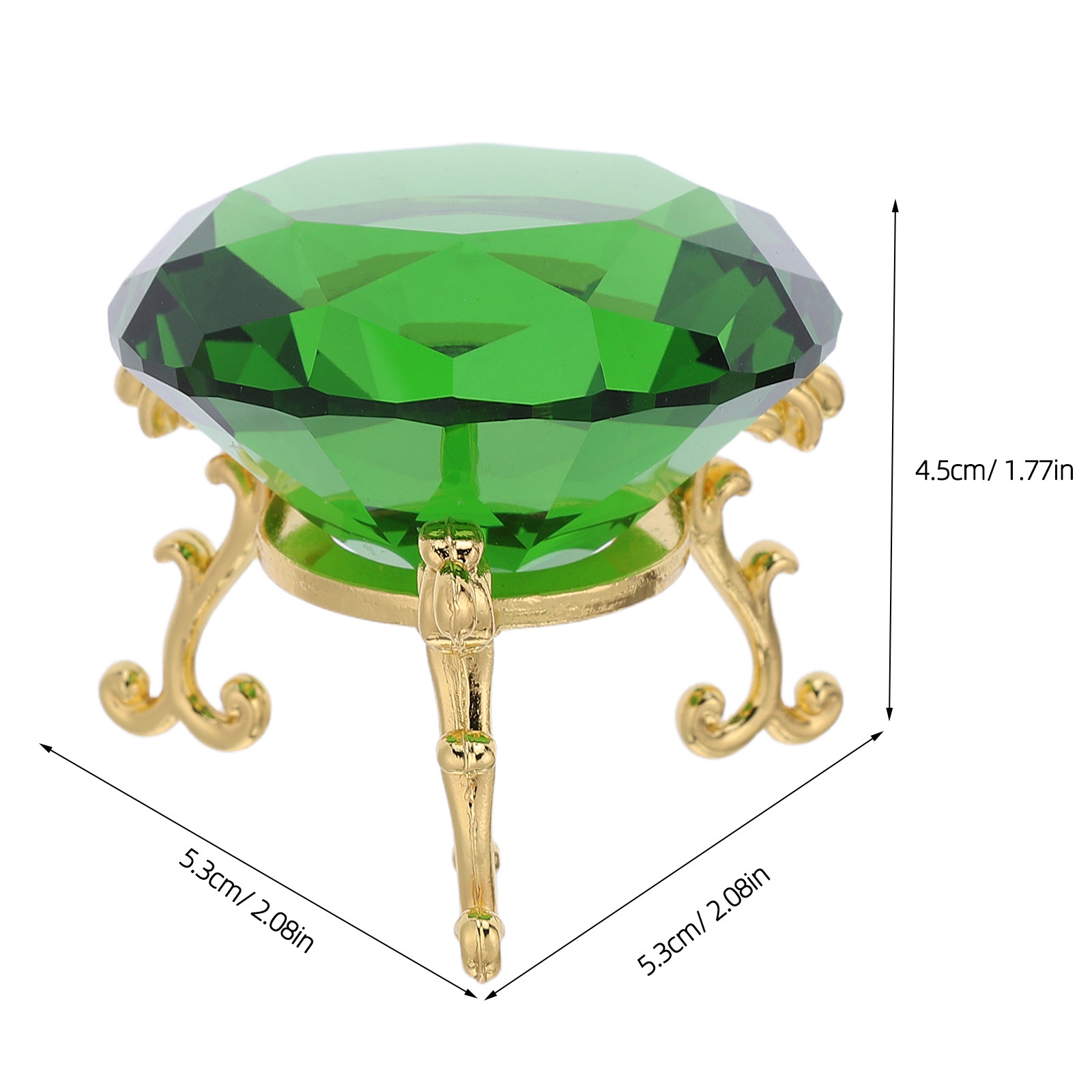 Centro de Mesa de Diamante de  - Paper Weight Crystal reseña y precio