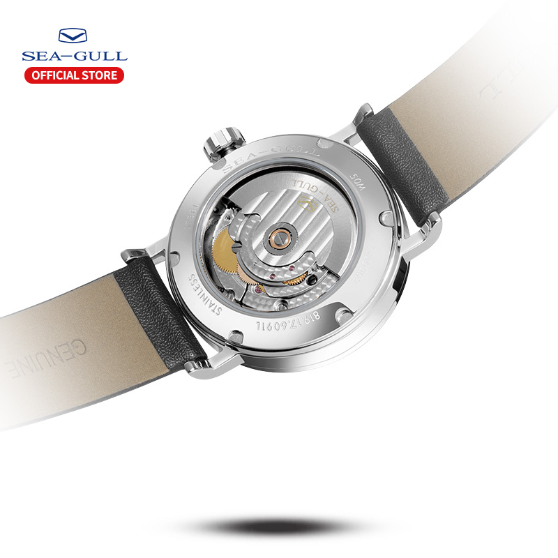 Seagull-reloj mecánico automát - Paper Weight Crystal reseña y precio