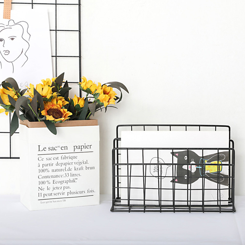 Organizador de Correo de Escri - Magazine Holder Rack reseña y precio